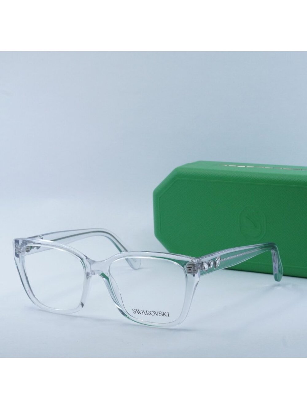 Swarovski SK2008 1027 Geometric Eyeglasses - Crystal 53mm